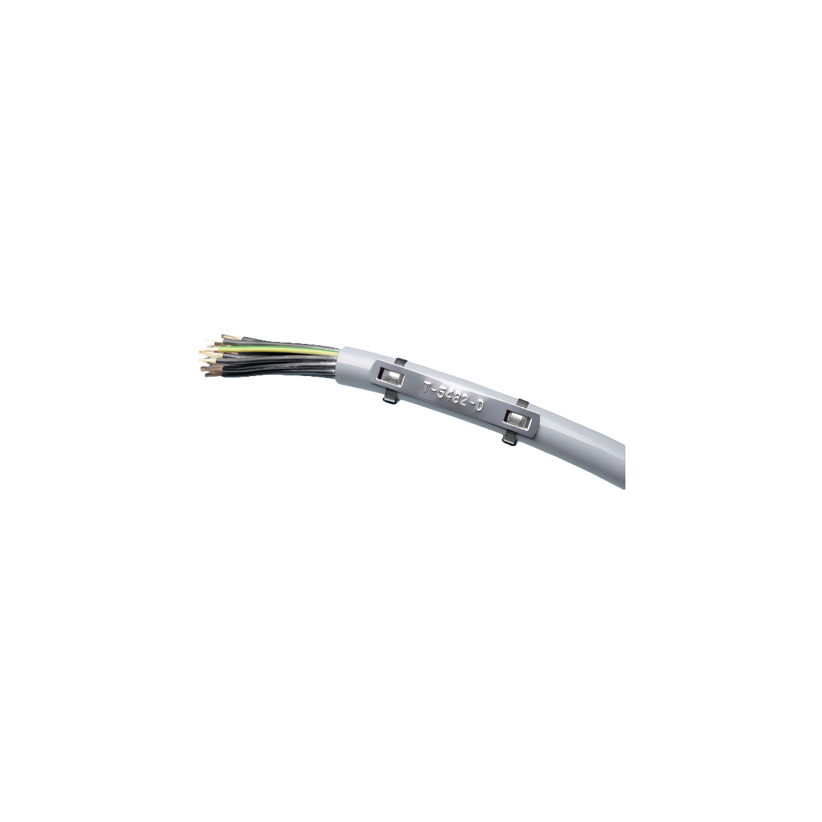FLEXIMARK® stainless steel FCC - with cable ties Präge Etikett