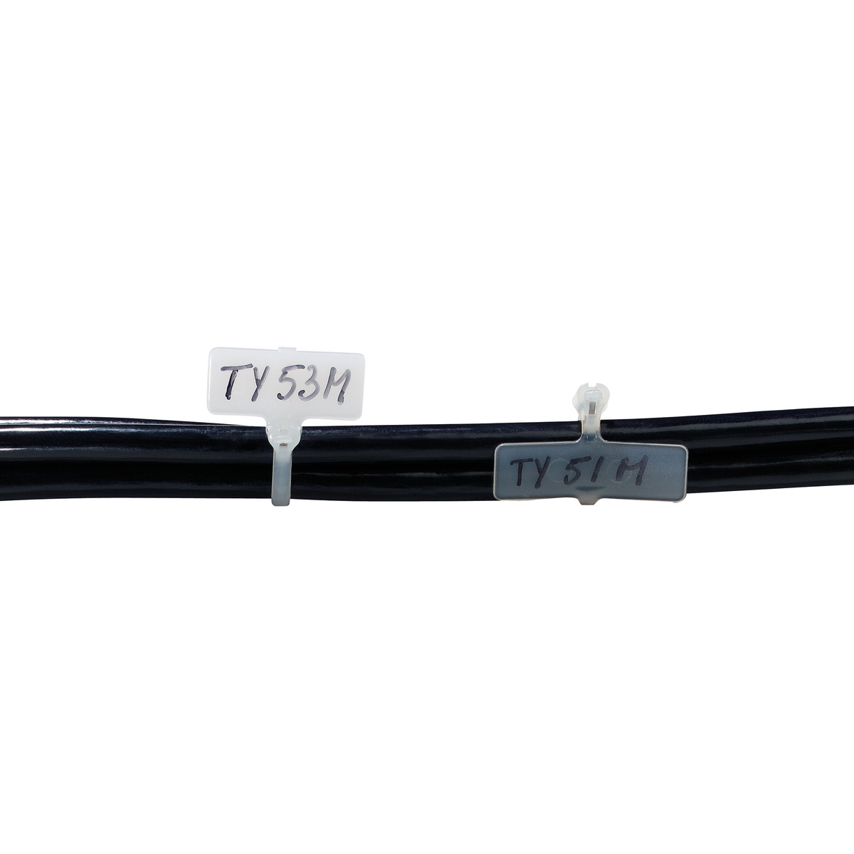 TY-RAP® Cable ties with steel nose with labelling area Kabelbinder